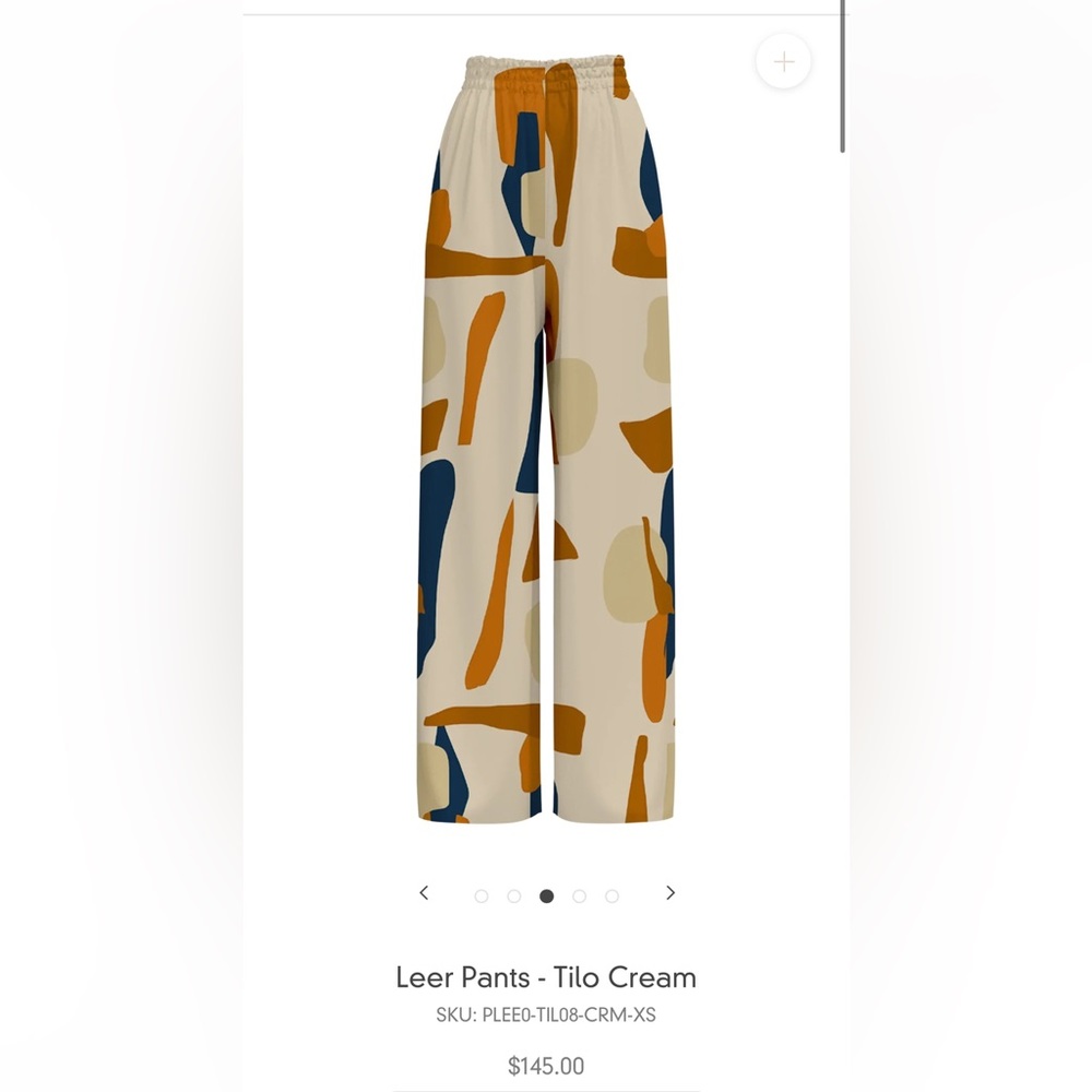 Leer Pants - Tilo Cream View 2